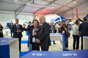 Francois Bayrour Visit To Paris Air Show - Le Bourget