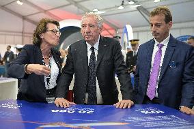 Francois Bayrour Visit To Paris Air Show - Le Bourget
