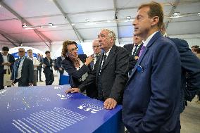 Francois Bayrour Visit To Paris Air Show - Le Bourget