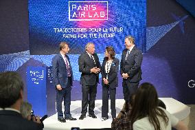 Francois Bayrour Visit To Paris Air Show - Le Bourget