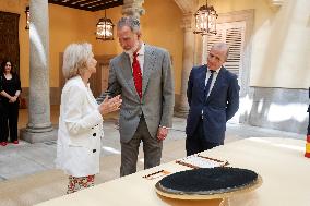 King Felipe Meets Winners of 43rd What Is a King for You School Contest - Madrid