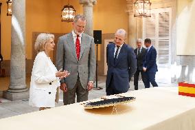 King Felipe Meets Winners of 43rd What Is a King for You School Contest - Madrid