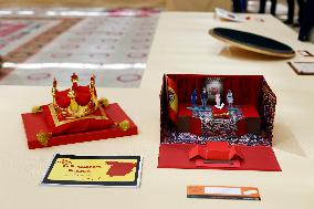 King Felipe Meets Winners of 43rd What Is a King for You School Contest - Madrid