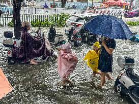 Rainstorm Hit Nanning