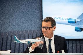 AviLease and Airbus Conference Press At Paris Air Show - Le Bourget