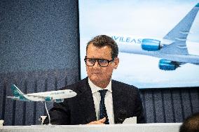 AviLease and Airbus Conference Press At Paris Air Show - Le Bourget