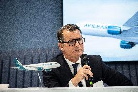 AviLease and Airbus Conference Press At Paris Air Show - Le Bourget