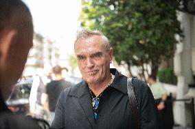 Morrissey Leaves His Hotel - Paris