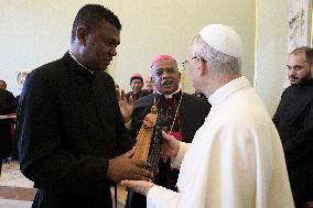 Pope Leo Receives In Private Audience - Vatican