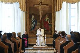Pope Leo Receives In Private Audience - Vatican