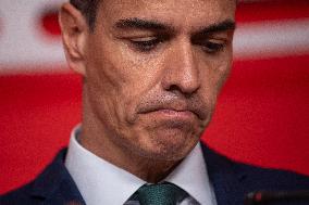 Sanchez At The PSOE Executive Committee Meeting - Madrid