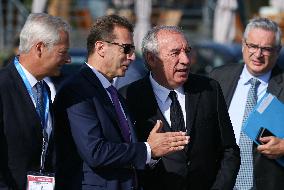 Francois Bayrour Visit To Paris Air Show - Le Bourget