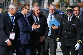 Francois Bayrour Visit To Paris Air Show - Le Bourget