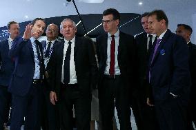 Francois Bayrour Visit To Paris Air Show - Le Bourget