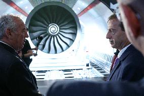 Francois Bayrour Visit To Paris Air Show - Le Bourget