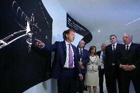 Francois Bayrour Visit To Paris Air Show - Le Bourget