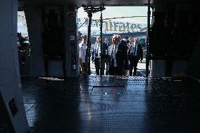Francois Bayrour Visit To Paris Air Show - Le Bourget
