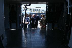 Francois Bayrour Visit To Paris Air Show - Le Bourget