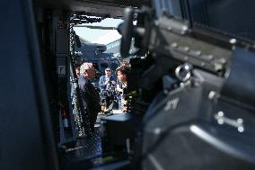 Francois Bayrour Visit To Paris Air Show - Le Bourget