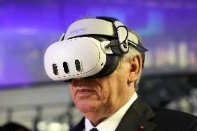 Francois Bayrour Visit To Paris Air Show - Le Bourget