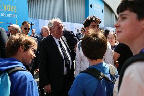 Francois Bayrour Visit To Paris Air Show - Le Bourget