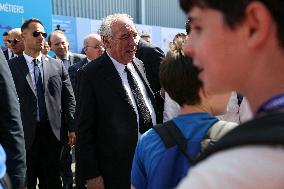 Francois Bayrour Visit To Paris Air Show - Le Bourget