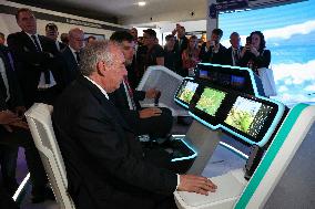 Francois Bayrour Visit To Paris Air Show - Le Bourget
