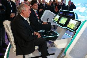 Francois Bayrour Visit To Paris Air Show - Le Bourget