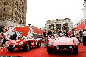 MOTORI - Auto Storiche - 1000Miglia - Punzonatura e Presentazione Vetture