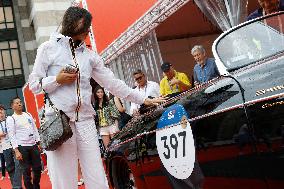 MOTORI - Auto Storiche - 1000Miglia - Punzonatura e Presentazione Vetture