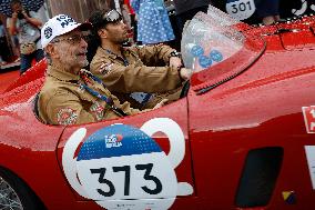MOTORI - Auto Storiche - 1000Miglia - Punzonatura e Presentazione Vetture