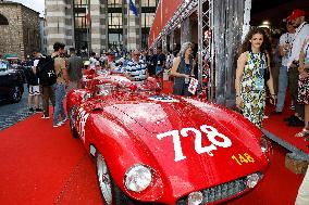 MOTORI - Auto Storiche - 1000Miglia - Punzonatura e Presentazione Vetture