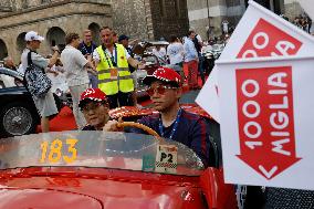 MOTORI - Auto Storiche - 1000Miglia - Punzonatura e Presentazione Vetture