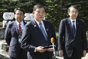 Japan PM Ishiba in Canada