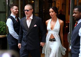 Brad Pitt And Ines De Ramon Out - NYC
