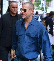 Brad Pitt And Ines De Ramon Out - NYC