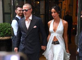 Brad Pitt And Ines De Ramon Out - NYC