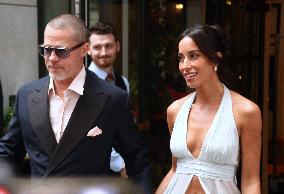 Brad Pitt And Ines De Ramon Out - NYC