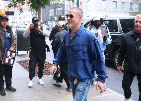 Brad Pitt And Ines De Ramon Out - NYC