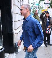 Brad Pitt And Ines De Ramon Out - NYC