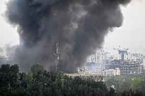 Iran state TV attacked by Israel