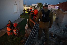 Missile Attack on Safed - Israel
