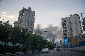 Israeli Attack Headquarters Iran State TV - Tehran