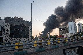 Israeli Attack Headquarters Iran State TV - Tehran