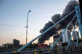 Israeli Attack Headquarters Iran State TV - Tehran