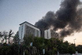 Israeli Attack Headquarters Iran State TV - Tehran