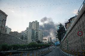 Israeli Attack Headquarters Iran State TV - Tehran