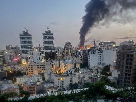 Israel Strikes Iranian Media Building - Tehran