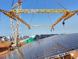 Offshore PV Platform Construction in Yantai