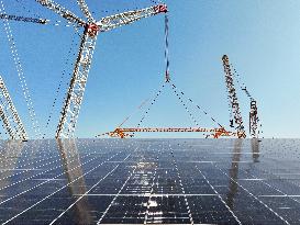 Offshore PV Platform Construction in Yantai